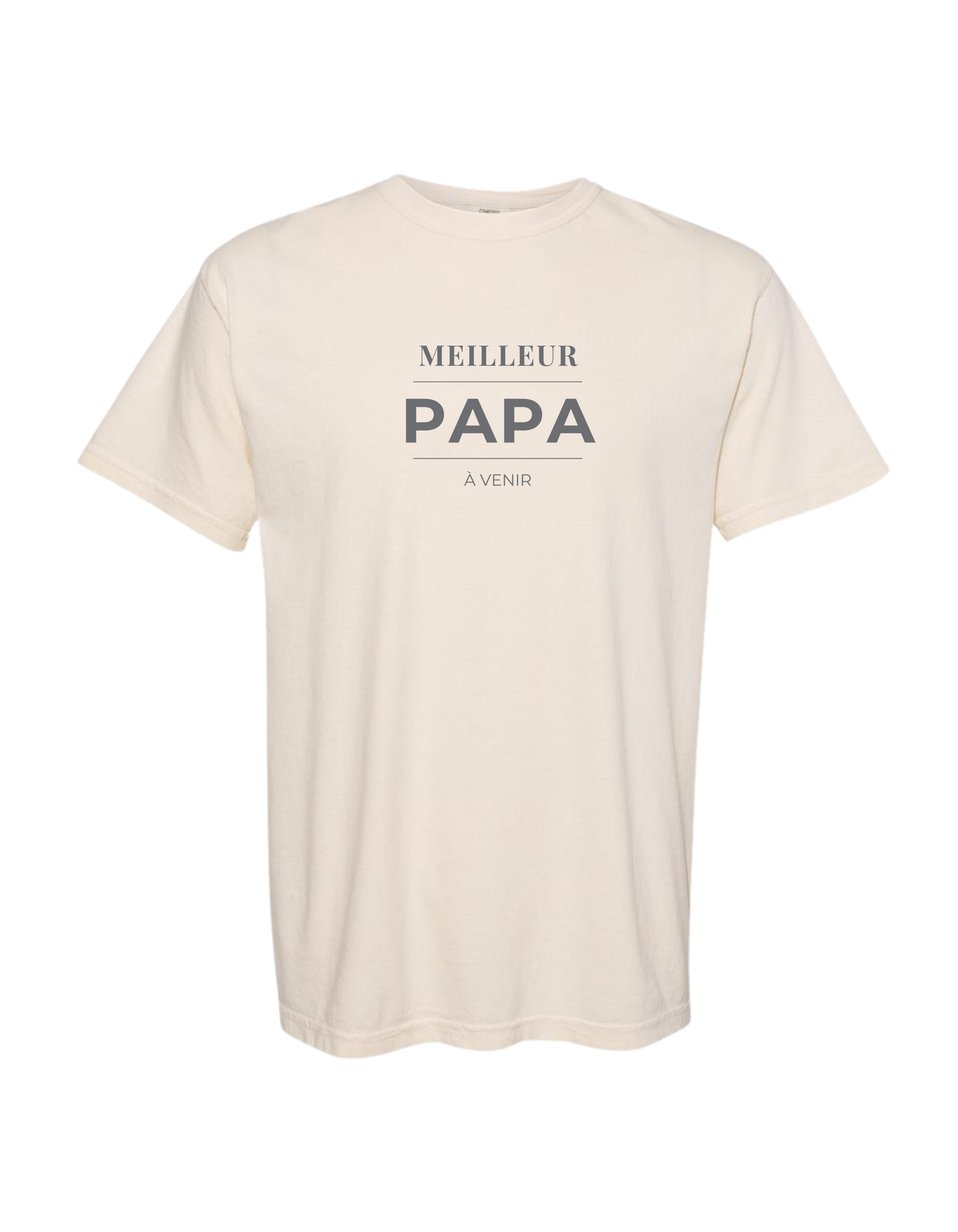 T-shirt "Meilleur papa à venir" - 3 couleurs