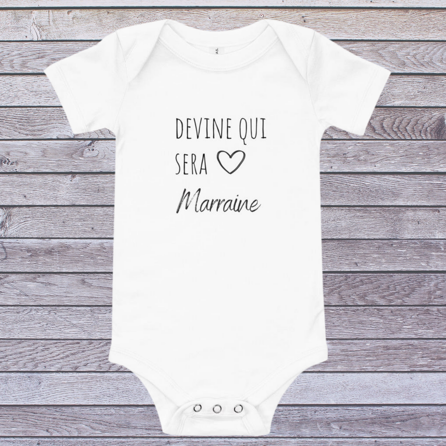 Cache-couche "Devine qui sera marraine"