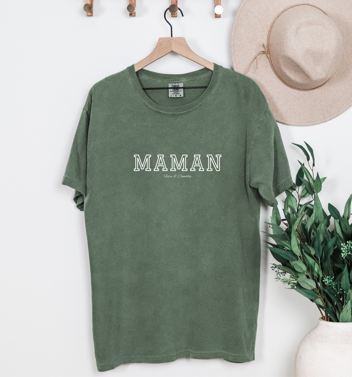 T-shirt "MAMAN - Fière & Comblée" - 3 couleurs