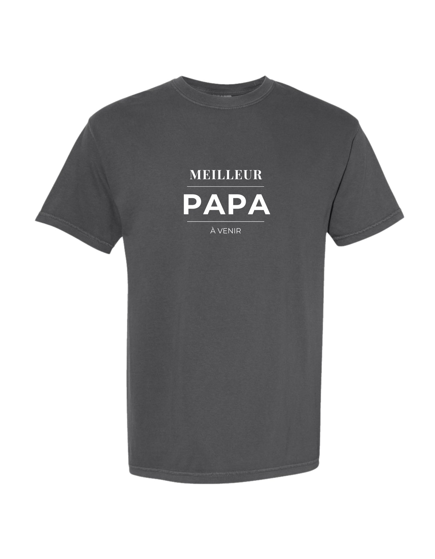 T-shirt "Meilleur papa à venir" - 3 couleurs