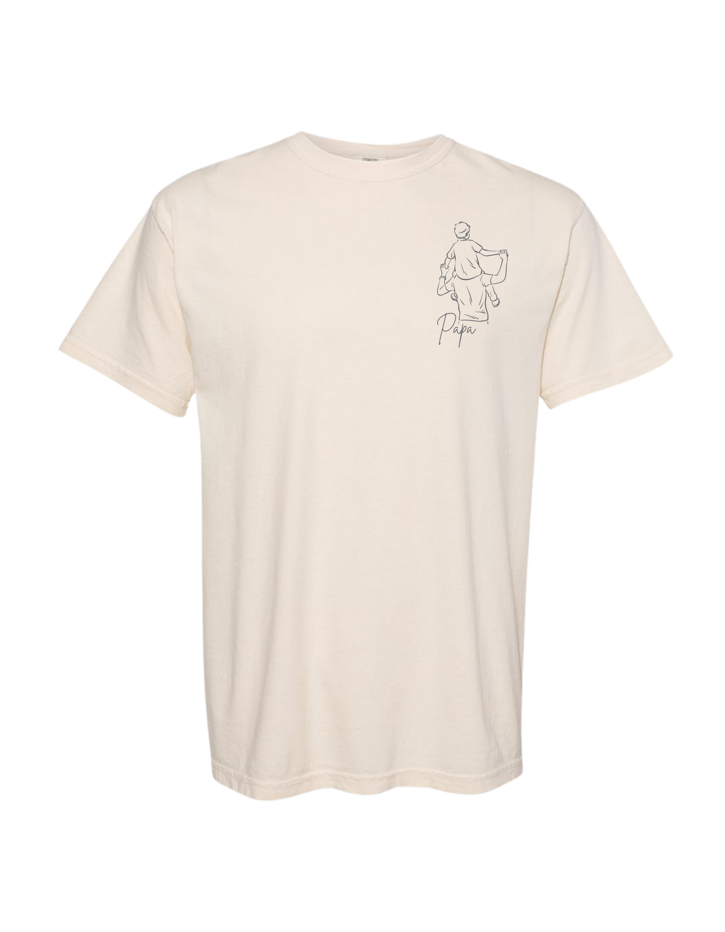 T-shirt "Papa et fils" - 3 couleurs