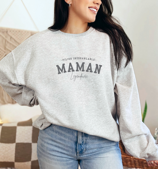 Crewneck "Maman légendaire" - 3 couleurs