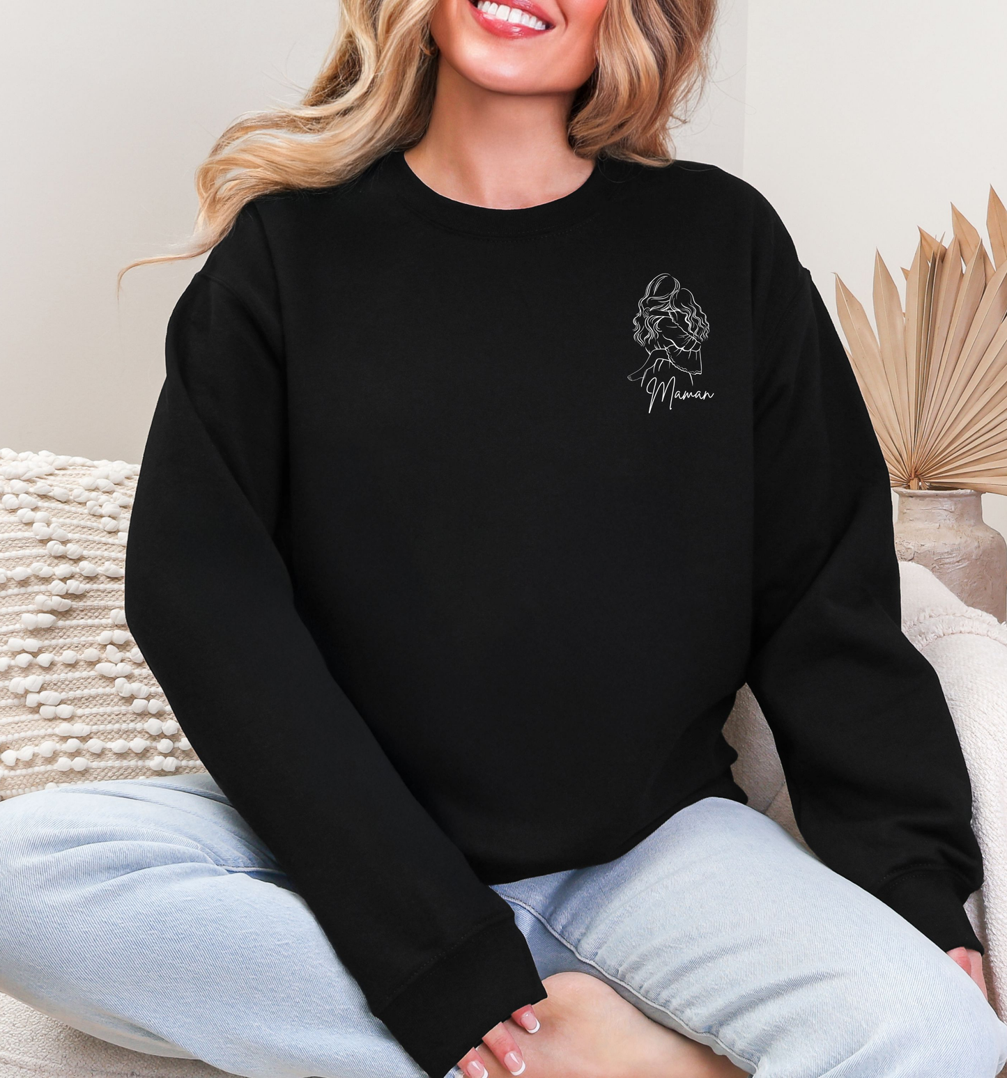 Crewneck "Maman et fille" - 3 couleurs