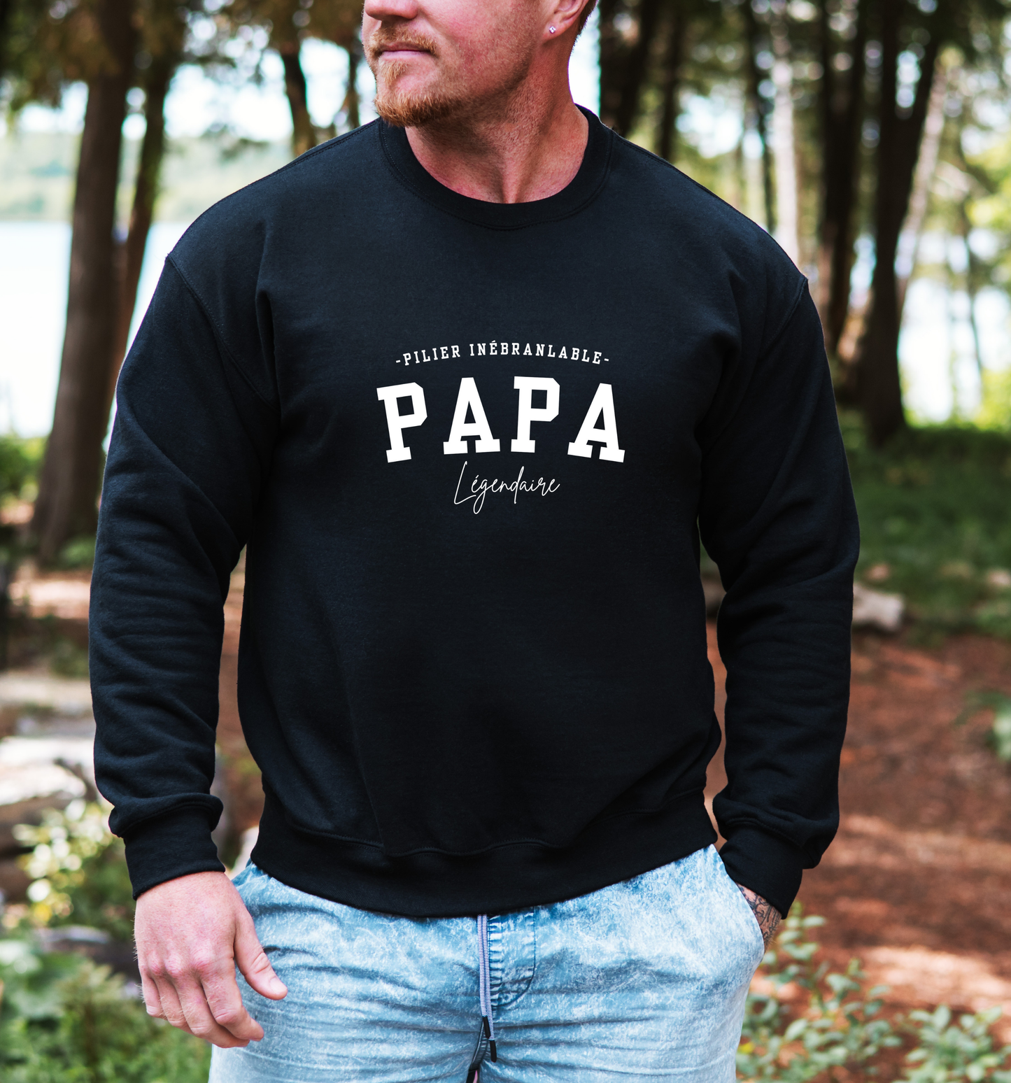 Crewneck "Papa légendaire" - 3 couleurs