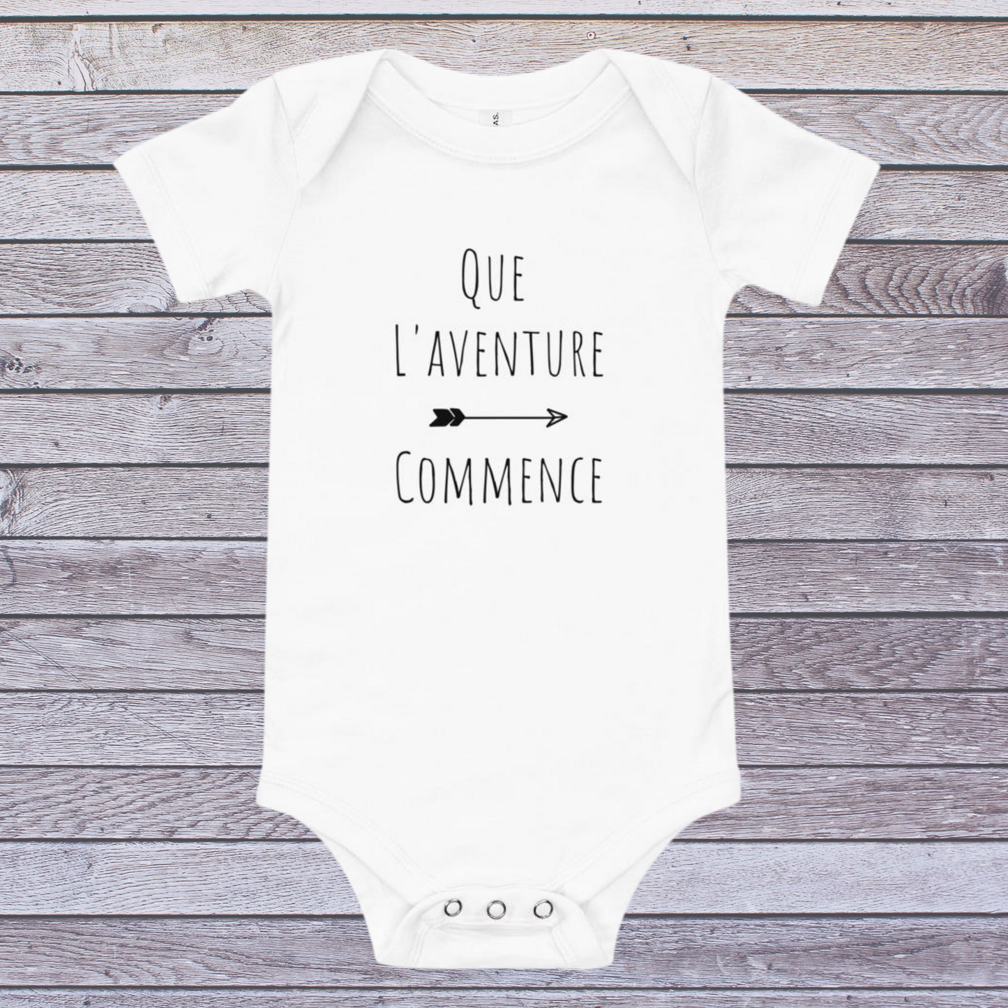 Cache-couche "Que l'aventure commence"