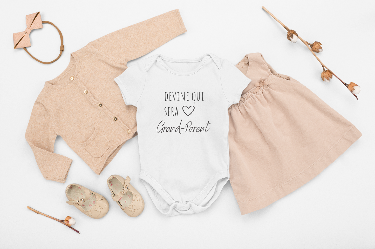 Cache-couche "Devine qui sera grand-parent"