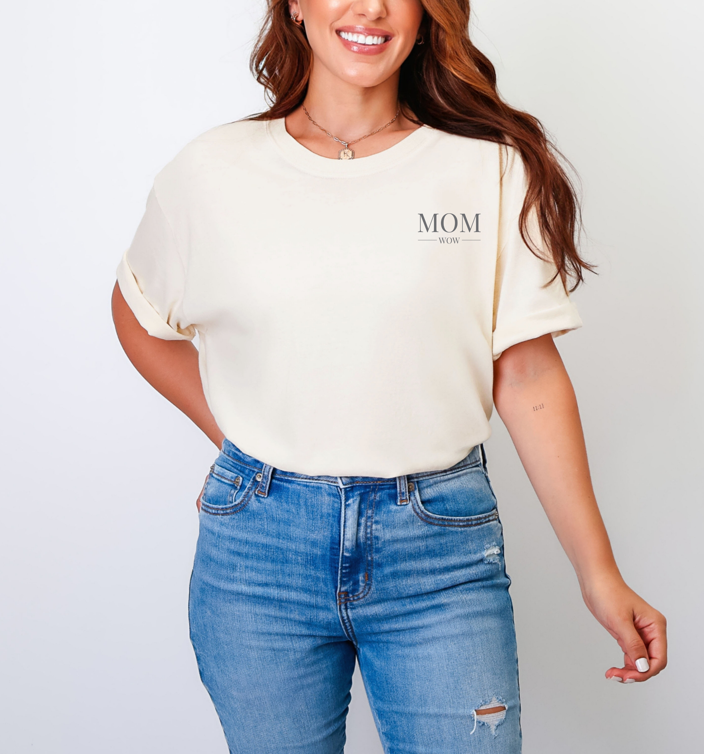 T-shirt "MOM | WOW" - 3 couleurs