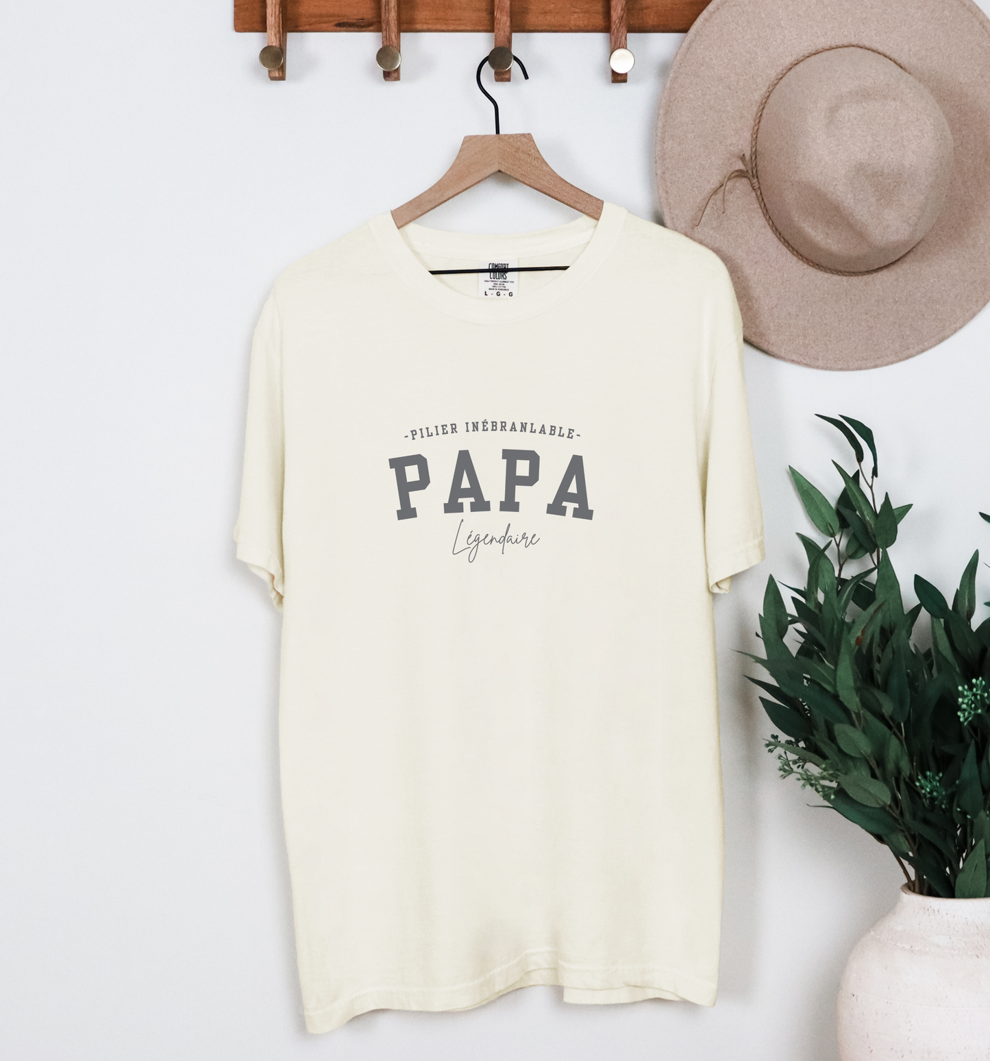 T-shirt "Papa légendaire" - 3 couleurs