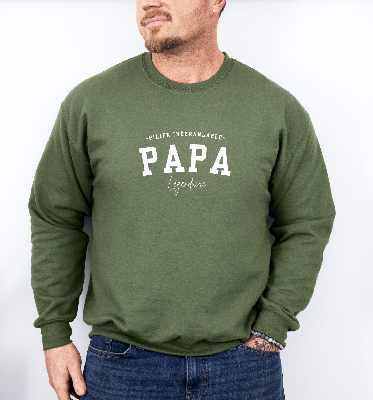 Crewneck "Papa légendaire" - 3 couleurs