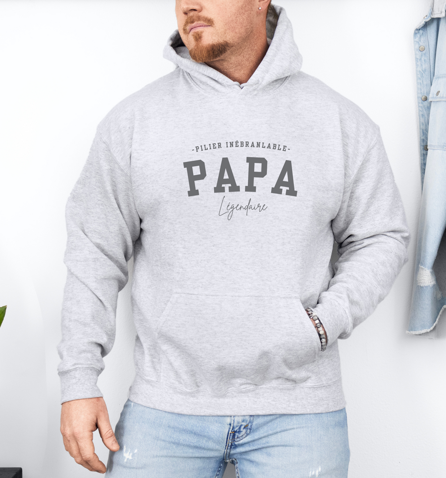Hoodie "Papa légendaire" - 3 couleurs