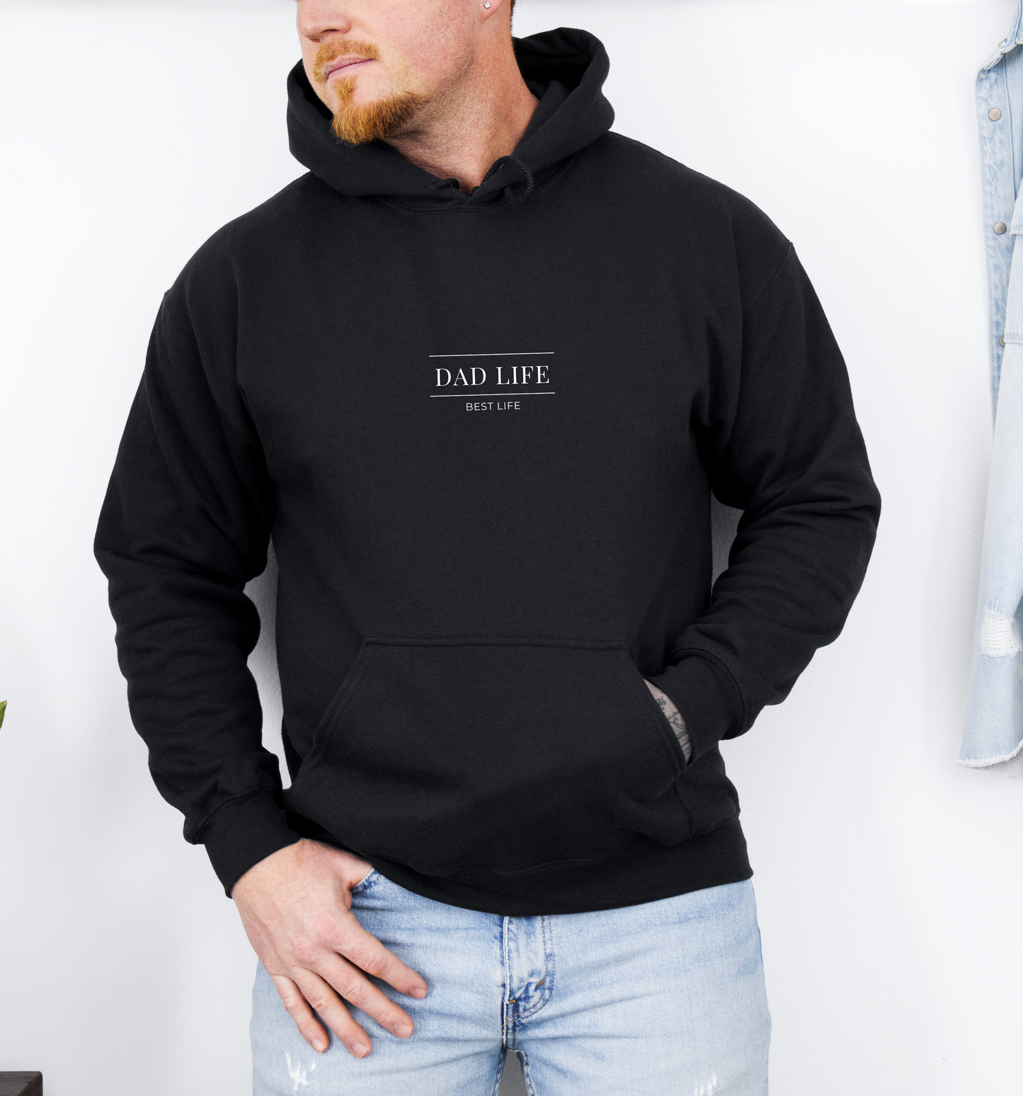 Hoodie "Dad life, Best life" - 3 couleurs