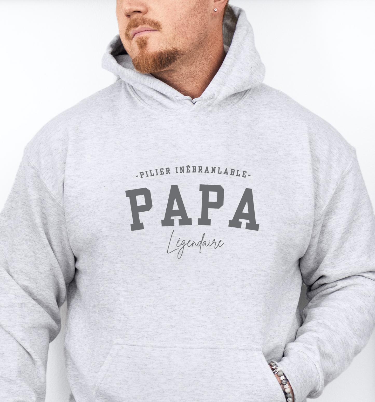 Hoodie "Papa légendaire" - 3 couleurs