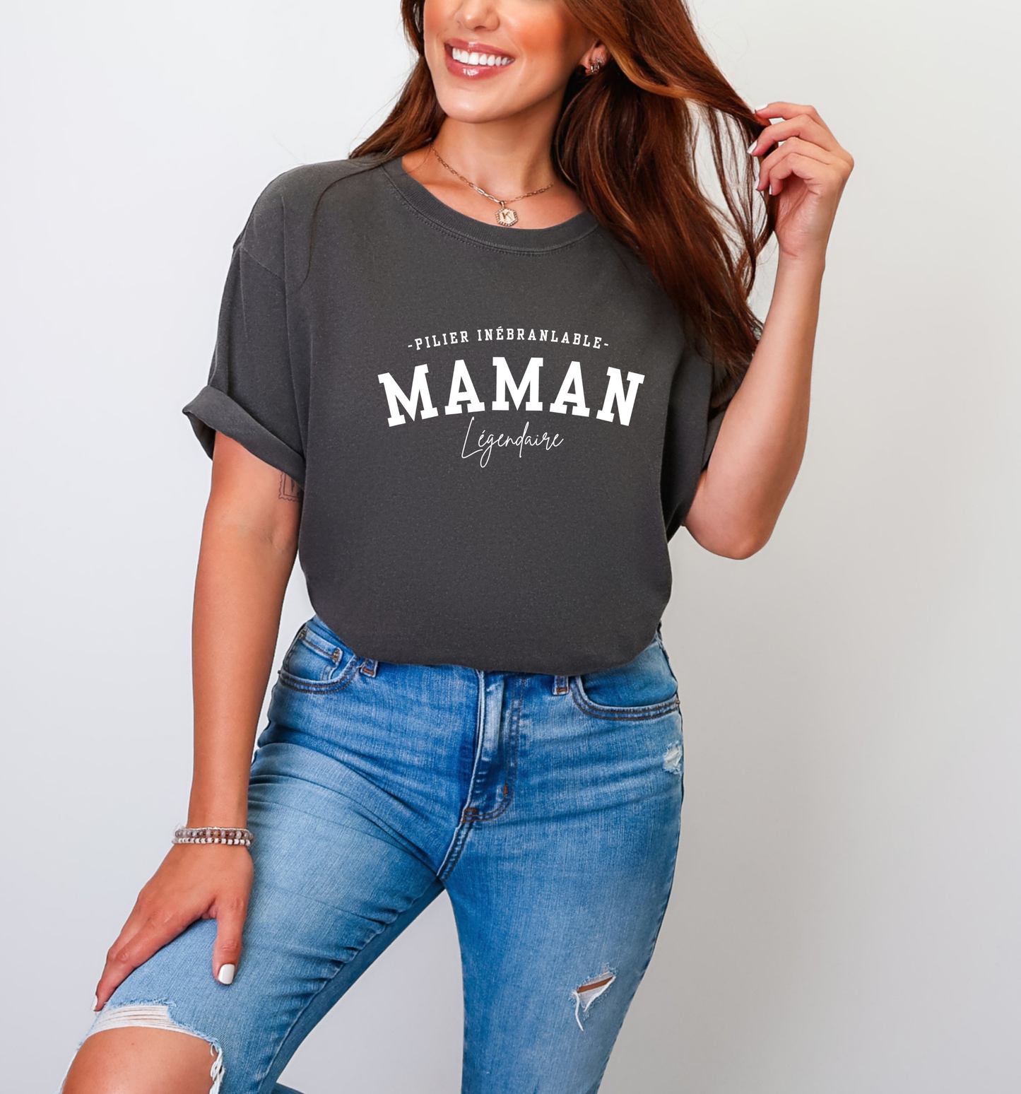 T-shirt "Maman légendaire" - 3 couleurs