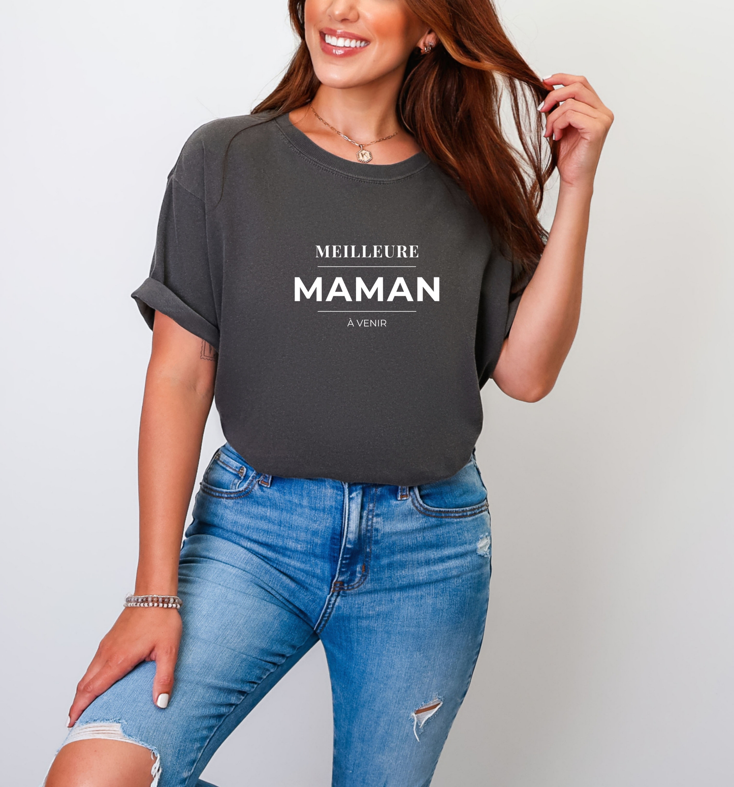 T-shirt "Meilleure maman à venir" - 3 couleurs