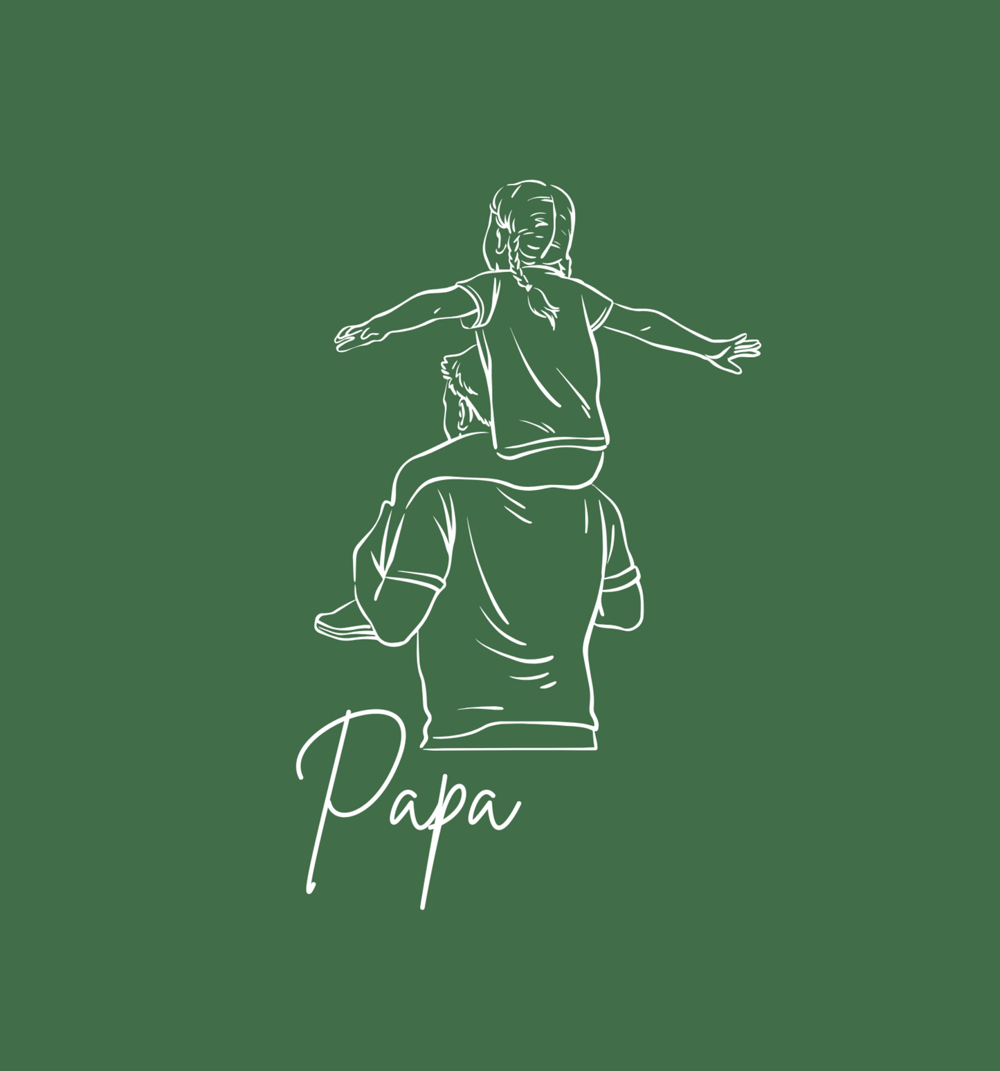 T-shirt "Papa et fille" - 3 couleurs