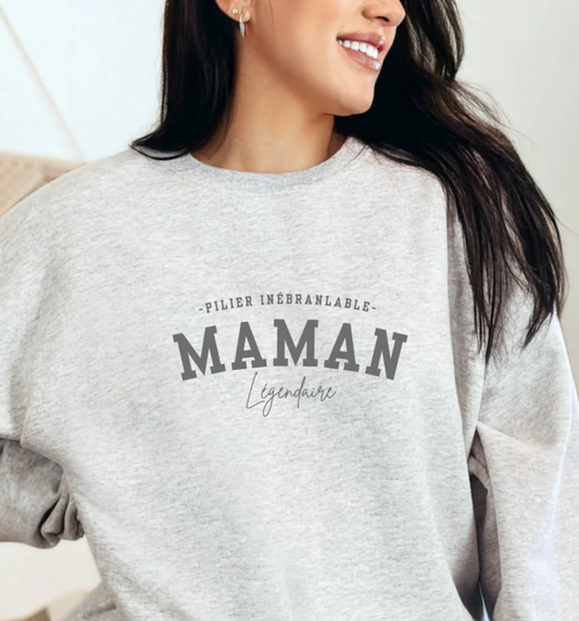 Crewneck "Maman légendaire" - 3 couleurs