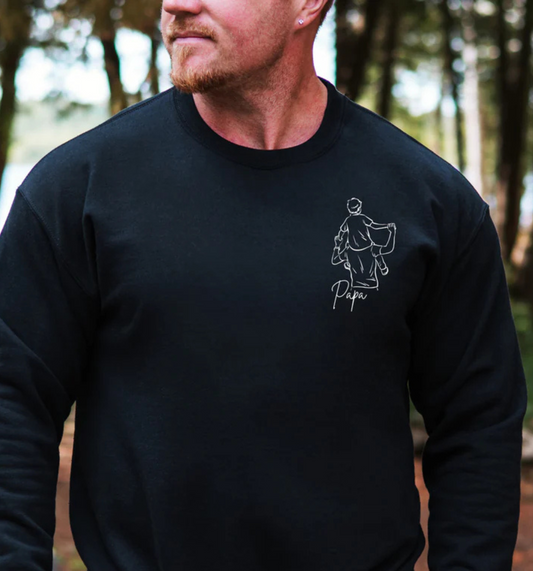 Crewneck "Papa et fils" - 3 couleurs