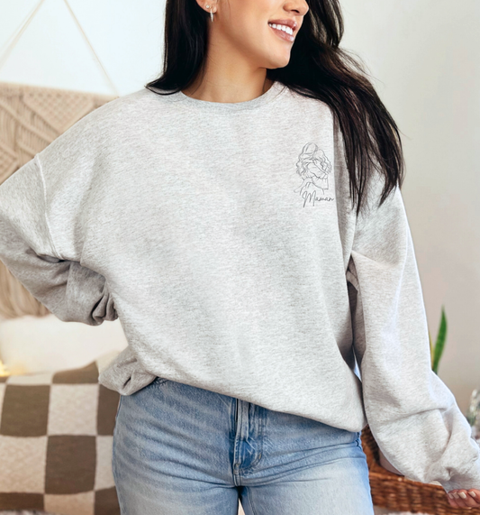 Crewneck "Maman et fille" - 3 couleurs