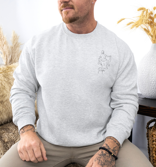 Crewneck "Papa et fils" - 3 couleurs