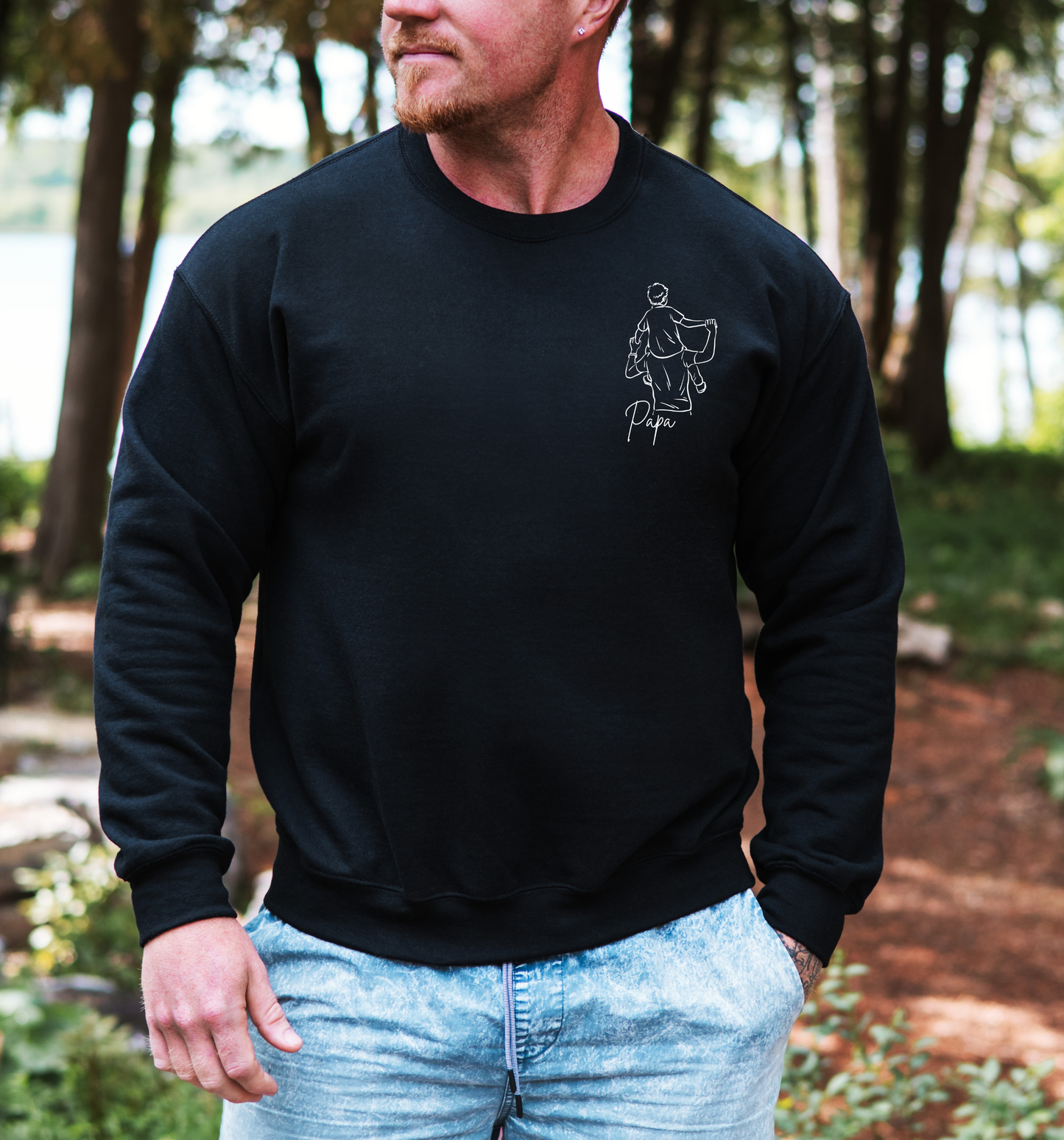 Crewneck "Papa et fils" - 3 couleurs