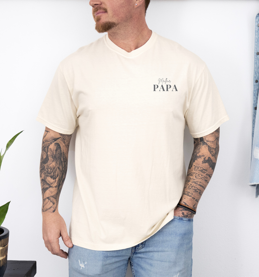 T-shirt "Meilleur papa" - 3 couleurs