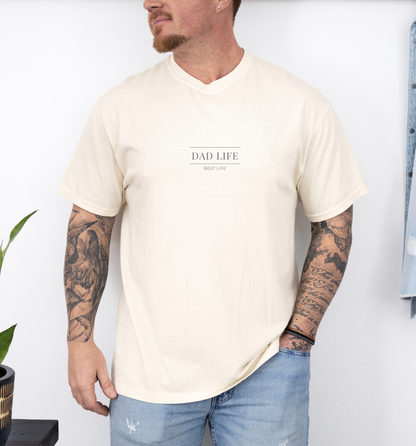 T-shirt "Dad life, Best life" - 3 couleurs