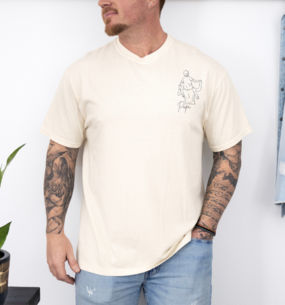 T-shirt "Papa et fils" - 3 couleurs
