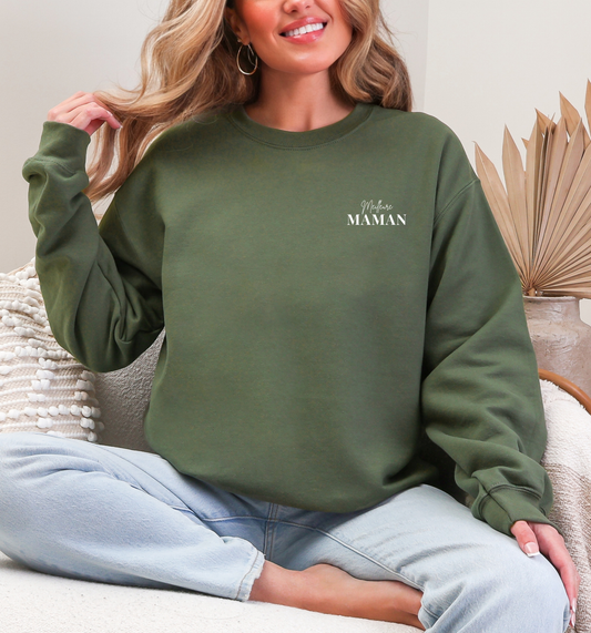 Crewneck "Meilleure maman" - 3 couleurs