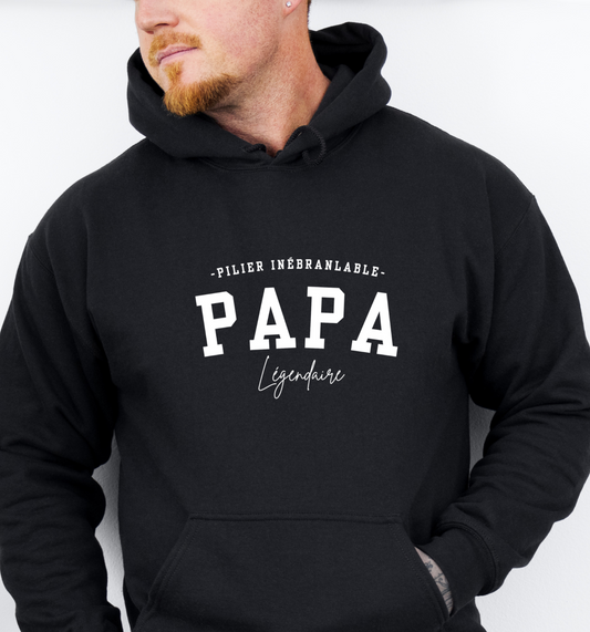 Hoodie "Papa légendaire" - 3 couleurs