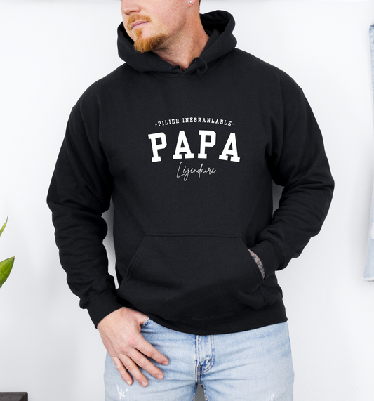 Hoodie "Papa légendaire" - 3 couleurs