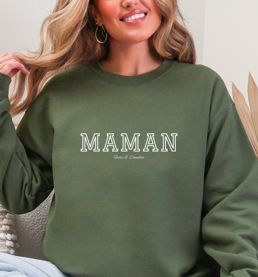Crewneck "MAMAN - Fière & Comblée" - 3 couleurs