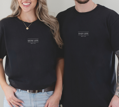 T-shirt "Dad life, Best life" - 3 couleurs