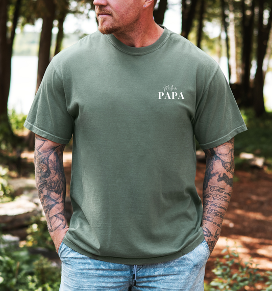 T-shirt "Meilleur papa" - 3 couleurs
