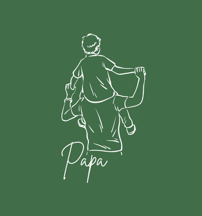T-shirt "Papa et fils" - 3 couleurs