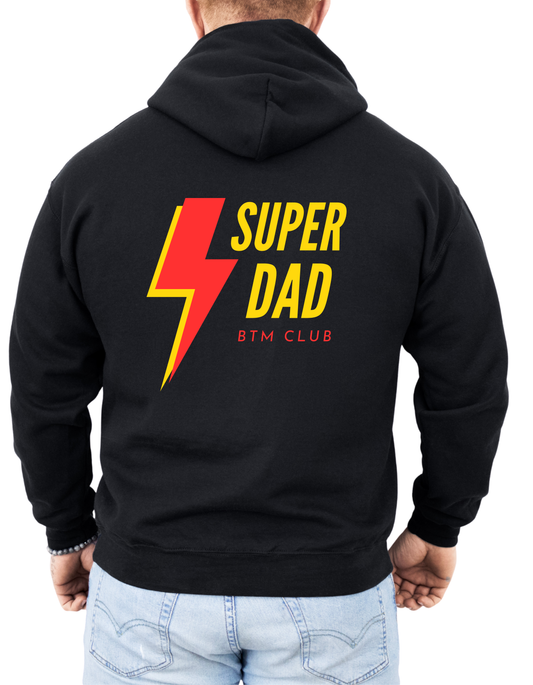 Hoodie "Super Dad" - 1 couleur - BTM Club